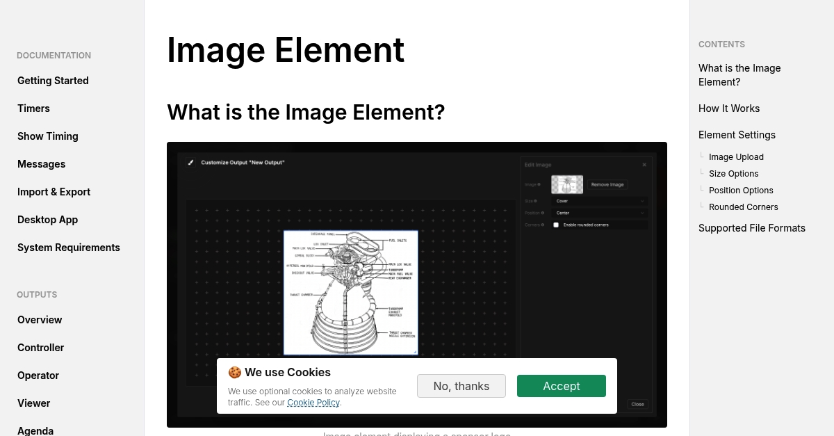 Image Element | stagetimer.io